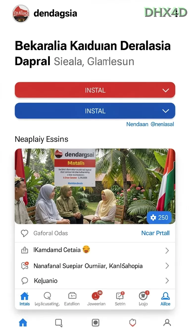 Cuplikan layar PENASLOT — pengaturan akun