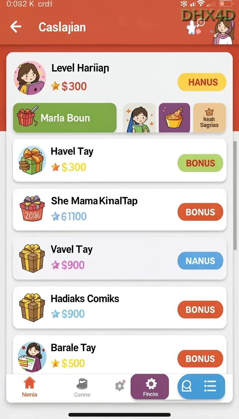 Cuplikan layar 7METER — halaman utama