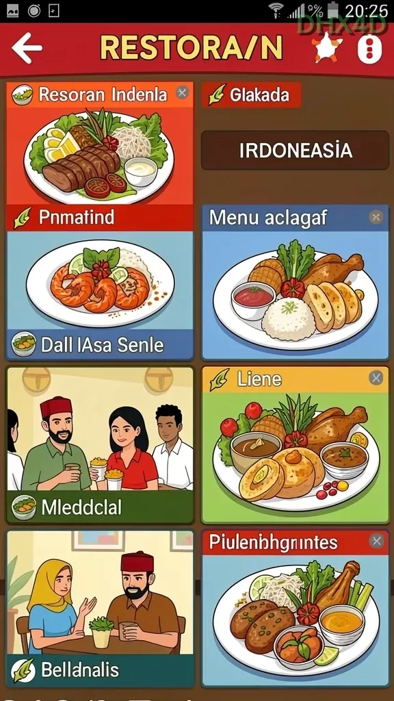 Cuplikan layar V96 — pengaturan akun